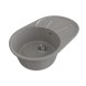 Мойка ML-GMS05 СТАНДАРТ овальная с крылом, темно-серый (309), 740*455*190мм - 00-00002492 