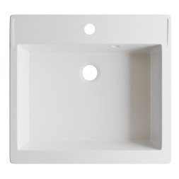 Раковина накладная "РИМ-50" белая (MIXLINE) - 00-00012064