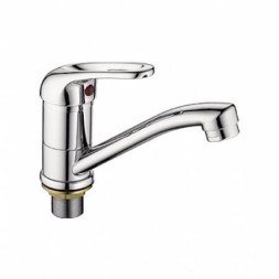 Смеситель для кухни 35к L4539В-2 Ledeme п/гайку с/отв кор излив, силумин - L4539B-2