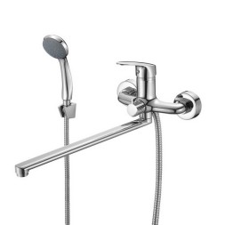 Смеситель для ванны и раковины 35к Milardo SIMSB02M10 "Simp" излив 350мм ХРОМ - SIMSB02M10