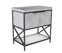 Тумба д/ванной "БРУКЛИН-80" Бетон под раковину Фостер 80 (Kirovit)/Fest 80 (Sanita Luxe) ЛОФТ (ЛДСП) - 543950