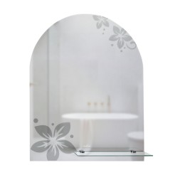 Зеркало MIXLINE "Анис" 535*680 (ШВ) с полкой (К) - В421