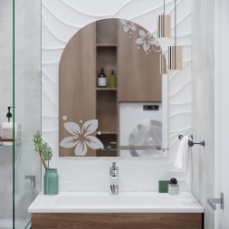 Зеркало MIXLINE "Анис" 535*680 (ШВ) с полкой (К) - В421