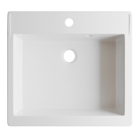 Раковина накладная &amp;quot;РИМ-58&amp;quot; белая (MIXLINE) - 00-00012065 