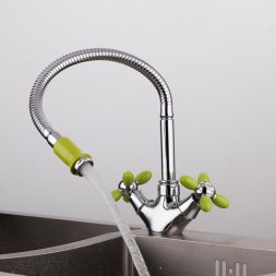 Смеситель для кухни 1/2 кер R43127-6 п/гайку FRUD Зеленый - R43127-6 