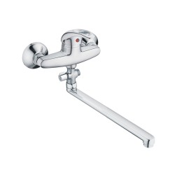 Смеситель для ванны и раковины 40к CN2103-2 CRON L-излив,  ХРОМ - CN2103-2 