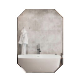 Зеркало MIXLINE "Атлант" 500*690 (ШВ) б/полки с фацетом (К) - В422