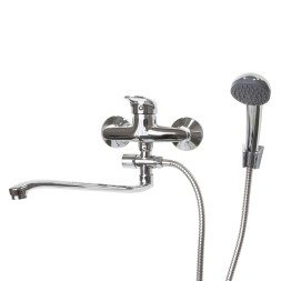 Смеситель для ванны и раковины 40к CN2104 CRON S-излив 350мм,  ХРОМ - CN2104 