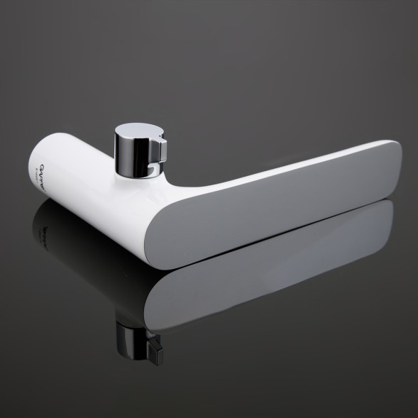 Смеситель для акриловой ванны 35к G1148 GAPPO (3 отв.) БЕЛЫЙ-ХРОМ - G1148 