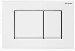 Кнопка смыва Geberit Delta 30 двойной смыв, цвет альпийский белый (115.137.11.1)