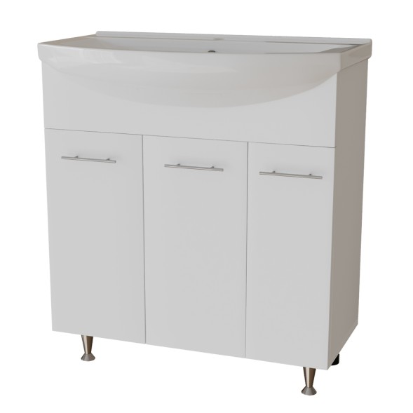 Тумба д/ванной &amp;quot;ВЕГА-75&amp;quot; под раковину Best-75 (Sanita Lux) (ПВХ) - 553564 