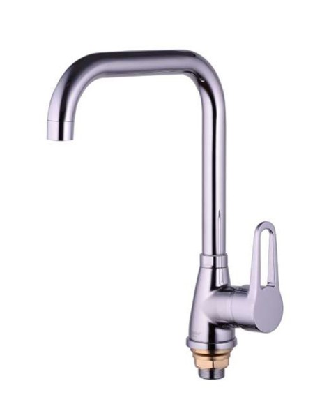 Смеситель для кухни 35к Glauf ZOP4-A045 высокий излив, бок. ручка, п/гайку - ZOP4-A045 