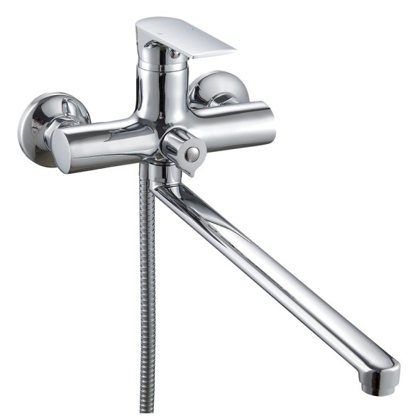 Смеситель для ванны и раковины 35к ПРОФСАН ПСМ-400-2 &amp;quot;400&amp;quot; , эксцентрики &amp;quot;ЕВРО&amp;quot;, ХРОМ - PSM-400-2 