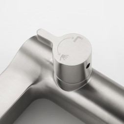 Смеситель для акриловой ванны 35к G1199-30 GAPPO нерж сталь, (3 отв.) САТИН - G1199-30 