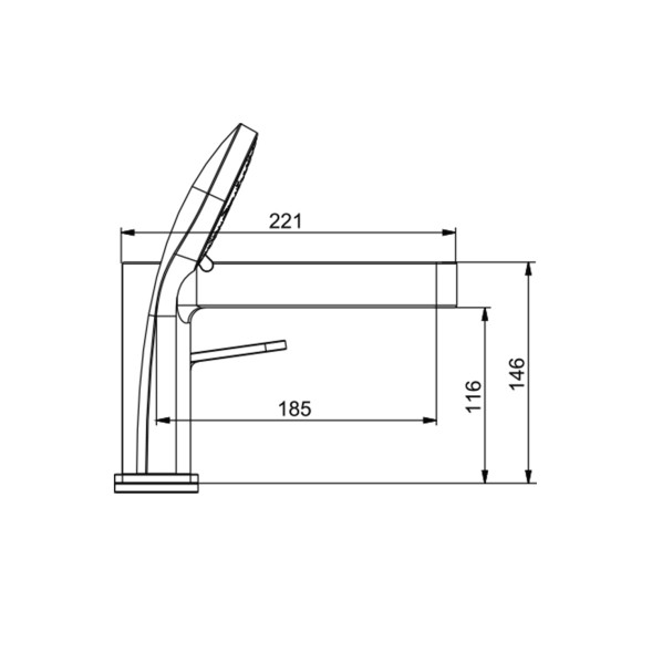 Смеситель для акриловой ванны 35к G1199-30 GAPPO нерж сталь, (3 отв.) САТИН - G1199-30 