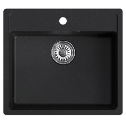 Мойка ML-GM15 КОМФОРТ ультра-черная (344), 560*500*180мм - 00-00009359 