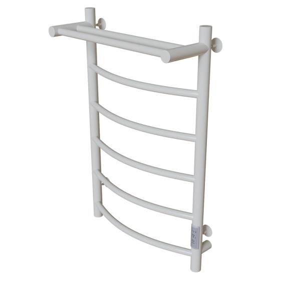 Полотенцесушитель MIXLINE CAPELLA  80х50 (таймер, 336Вт, 5 перекладин + ПОЛКА) электрический БЕЛЫЙ - ML-556352 