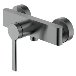 Смеситель для душа Azario VINCENTE с ручным душем, керамический картридж, без излива, графит (AZ-VRZ338326AJ)