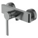 Смеситель для душа Azario VINCENTE с ручным душем, керамический картридж, без излива, графит (AZ-VRZ338326AJ)