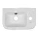 Раковина накладная Azario 375x245x135 правосторонняя, белый глянец (AZ-10100-R)