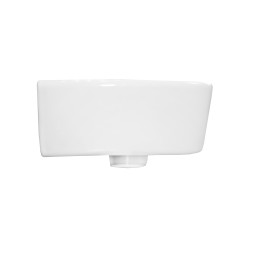 Раковина накладная Azario 375x245x135 правосторонняя, белый глянец (AZ-10100-R)