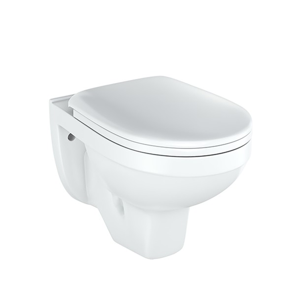 Унитаз подвесной &amp;quot;Рио Люкс&amp;quot; сиденье полип.микролифт белый (Rosa) - 4630055558148 