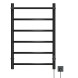 Полотенцесушитель MIXLINE CAPELLA  80х50 (таймер, 336Вт, 5 перекладин + ПОЛКА) электрический ЧЕРНЫЙ - ML-556353 