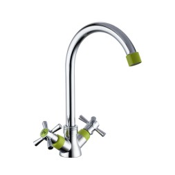 Смеситель для кухни 1/2 кер R49118-6 п/гайку FRUD Зеленый - R49118-6 