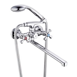 Смеситель для ванны и раковины 1/2 кер Glauf QST7-A827 - QST7-A827