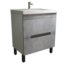 Тумба д/ванной &amp;quot;Честер -70&amp;quot; Бетон под раковину Грэйс- 70 (DREJA) (ПВХ) - 551732 