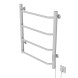 Полотенцесушитель MIXLINE MIRA  60х50 (таймер, 201 Вт, 4 перекладины) электрический БЕЛЫЙ - ML-556343 
