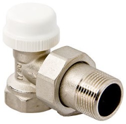 КЛАПАН термостатический со сгоном 1/2'' угловой VALTEC VT.031.N.04 - VT.031.N.04