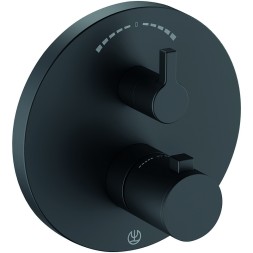 Смеситель для душа Kludi Nova Fonte Puristic внешняя часть, черный матовый (208303915)