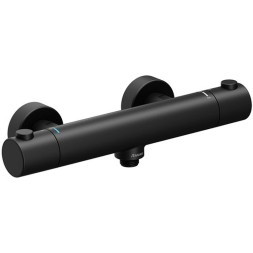 Смеситель для душа Ravak Puri PU 033.20/150 с термостатом, черный матовый (X070188)