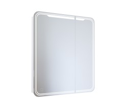 Зеркальный шкаф MIXLINE &amp;quot;ВИКТОРИЯ&amp;quot; 700*800 (ШВ) 2 ств,левый, сенсорный выкл, светодиодная подсветка - MLW.Vik.7-8.L.1.2 