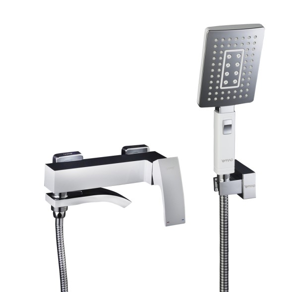 Смеситель для ванны 35к G3207-8 GAPPO БЕЛЫЙ-ХРОМ - G3207-8 