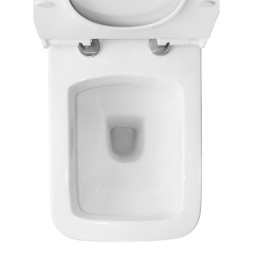 Унитаз-моноблок Azario Zeno 640х365х740 ободковый, с быстросъемным сиденьем Slim микролифт (AZ-1169)