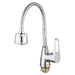Смеситель для кухни 35к Glauf ZOP4-E045 гибкий излив, бок. ручка, п/гайку - ZOP4-E045 