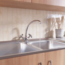 Смеситель для кухни 1/2 кер. MIXLINE ML30-031 &amp;quot;Classic&amp;quot; низкий излив - ML30-031 