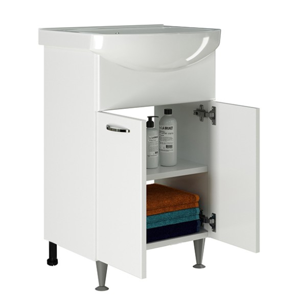 Тумба д/ванной &amp;quot;СТАНДАРТ-55&amp;quot; под раковину Уют-55 (Rosa) (ПВХ) - 554972 