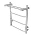 Полотенцесушитель MIXLINE MIRA  60х50 (таймер, 251Вт, 3 перекладины + ПОЛКА) электрический БЕЛЫЙ - ML-557157 