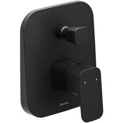 Смеситель для душа Ravak 10° Free black-TD F 061.20 скрытый монгтаж, керамический картридж,черный матовый (X070156)