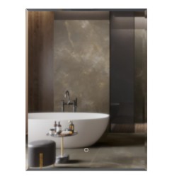 Зеркало MIXLINE "Алмина" 600*800 (ШВ) сенсорный выключатель, светодиодная подсветка - ФР-1541