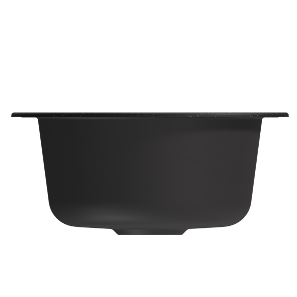 Мойкa ML-GM13 КОМФОРТ круглая, черная (308), 495мм (глуб. чаши 200) - 00-00009326 