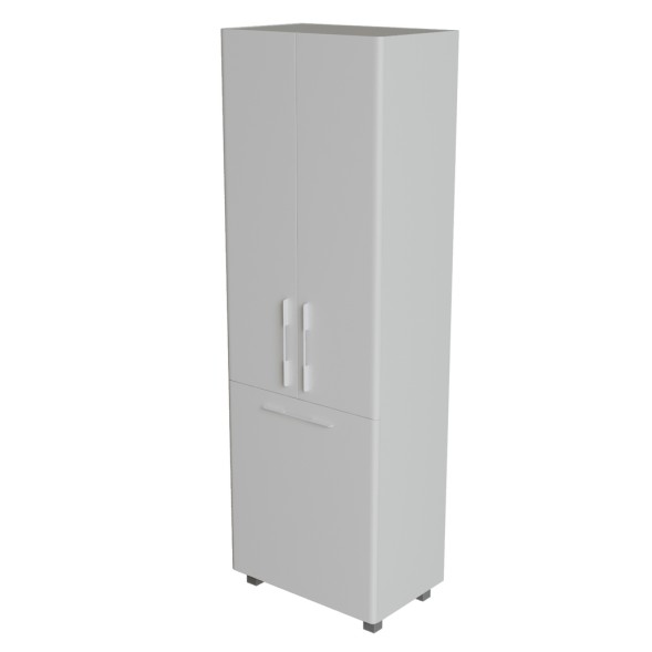 Пенал &amp;quot;СПУТНИК-60&amp;quot; белый с корзиной (600*1900*335)  (ПВХ) - 553951 