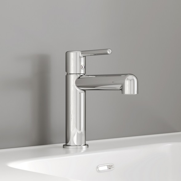 Смеситель для раковины 26к IDDIS AIGSB00i01 &amp;quot;Aiger&amp;quot; литой, п/шпильку, ХРОМ - AIGSB00i01 