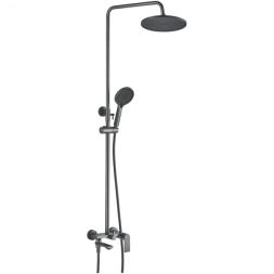 Душевая система 35к HB24505-3 HAIBA лейка &amp;quot;Тропический душ&amp;quot; оружейная сталь - HB24505-3 