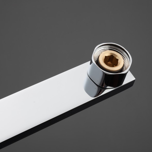 Смеситель для ванны и раковины 35к G2207-7 GAPPO див корп L-нос, БЕЛЫЙ-ХРОМ - G2207-7 