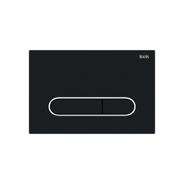 Клавиша смыва IDDIS Unifix UNI71MBi77 универсальная ЧЕРНАЯ матовая - UNI71MBi77 
