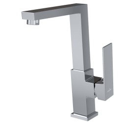 Смеситель для кухни 25k MIXLINE ML20-032 &amp;quot;Quadro&amp;quot; высокий излив боковая ручка - ML20-032 